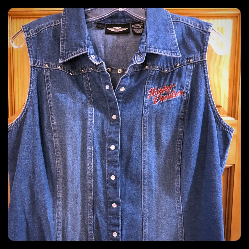 Harley sleeveless shirt